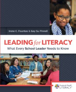 Book Cover of Leading for Literacy; What Every School Leader Needs to Know.